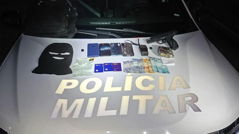 PM prende suspeito de roubo com retenção de vítimas