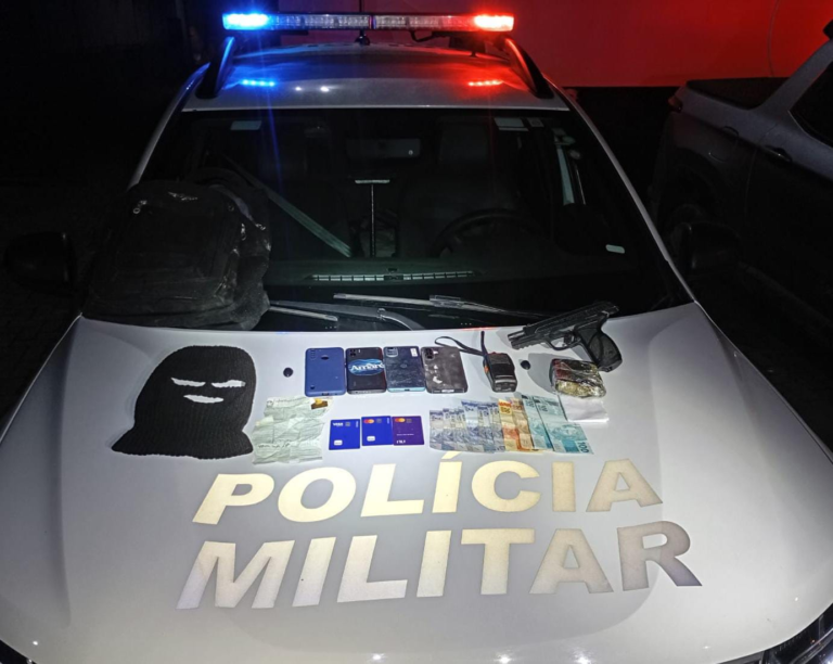 **POLÍCIA MILITAR PRENDE HOMEM POR ROUBO COM RETENÇÃO